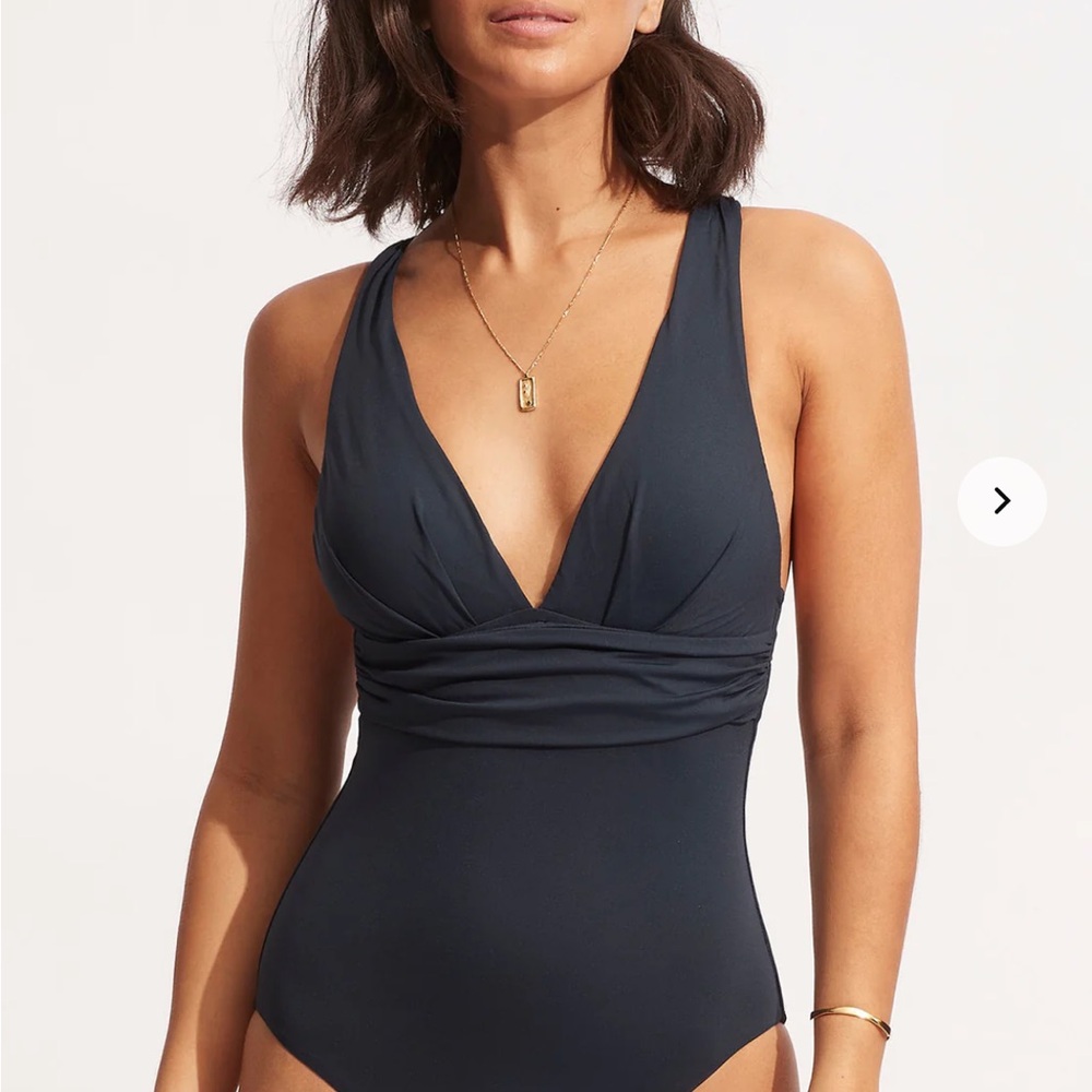 Chic Black One-Piece Swimsuit
